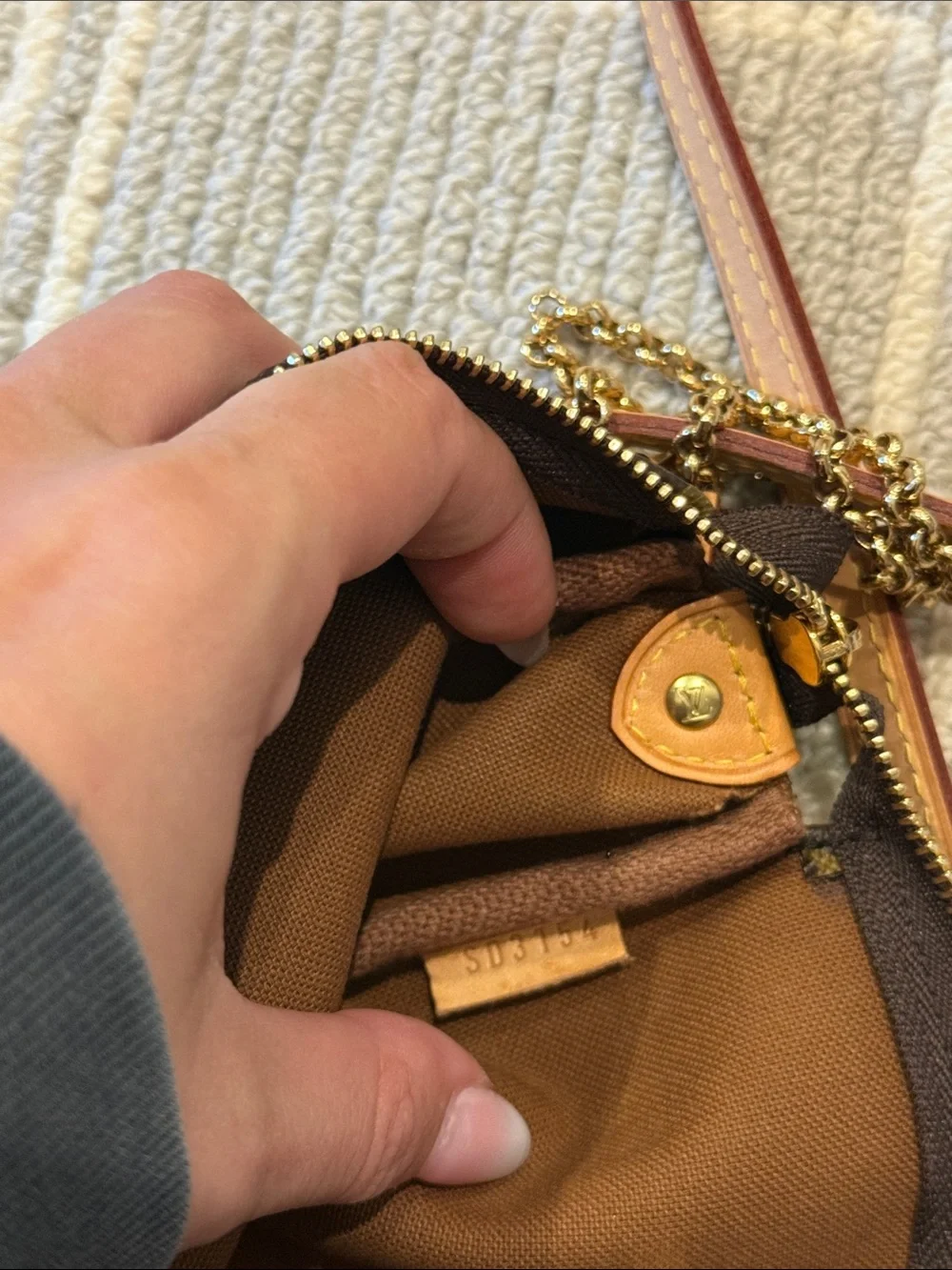 Louis Vuitton Monogram Canvas Eva